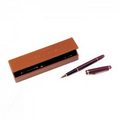 Executive Accessories Top Grain Leather Pen/ Pencil Box